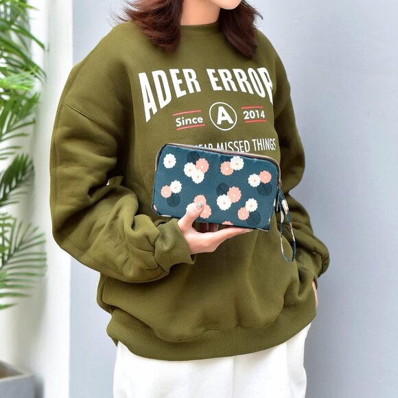 Large Capacity Wristlet Wallet - Women Printed Nylon Waterproof Handbag Clutch P - Picture 3 of 6